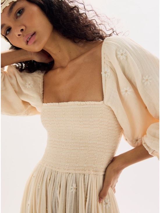 Free People Dresses & Skirts - Dahlia embroidered maxi dress
